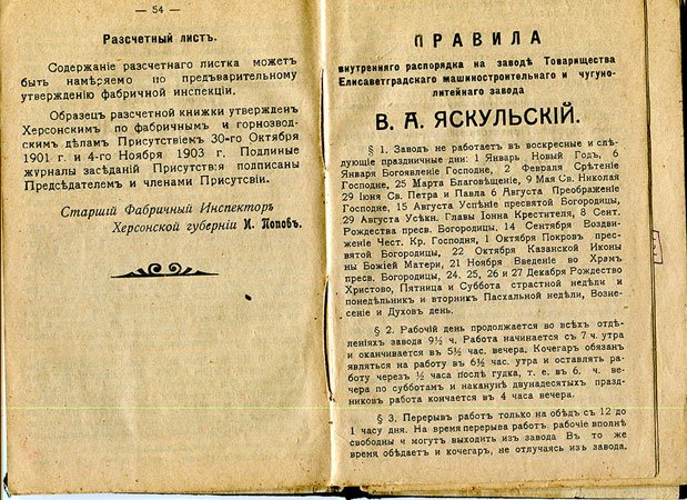 Книга утверждение. Введение фабричной инспекции. Введение фабричной инспекции год.