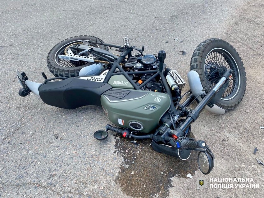 ДТП на Кіровоградщині: травмувався водій мотоцикла